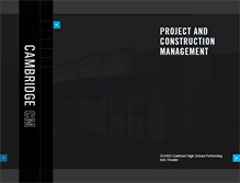 Tablet Screenshot of cambridge-cm.com